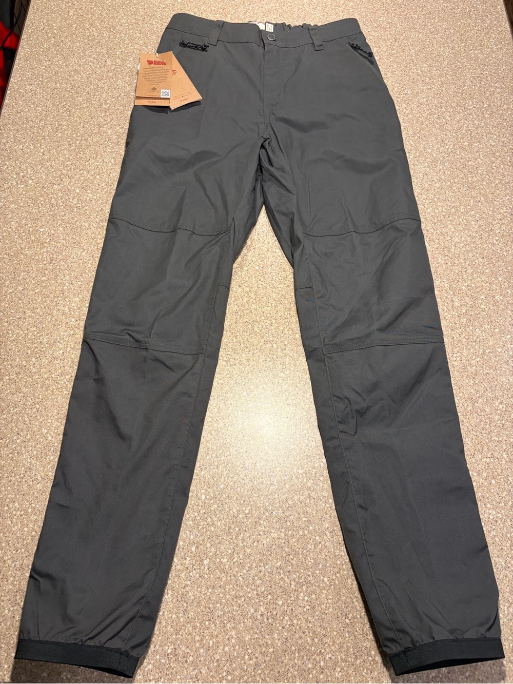 Fjallraven Vardag G-1000 Men's Hiking Trousers Pant Stone Grey 30x30/30x32 $135